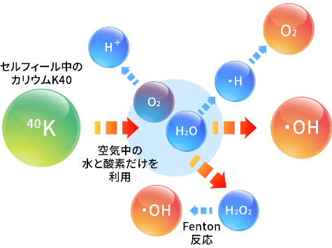 ラジカルの発生メカニズム